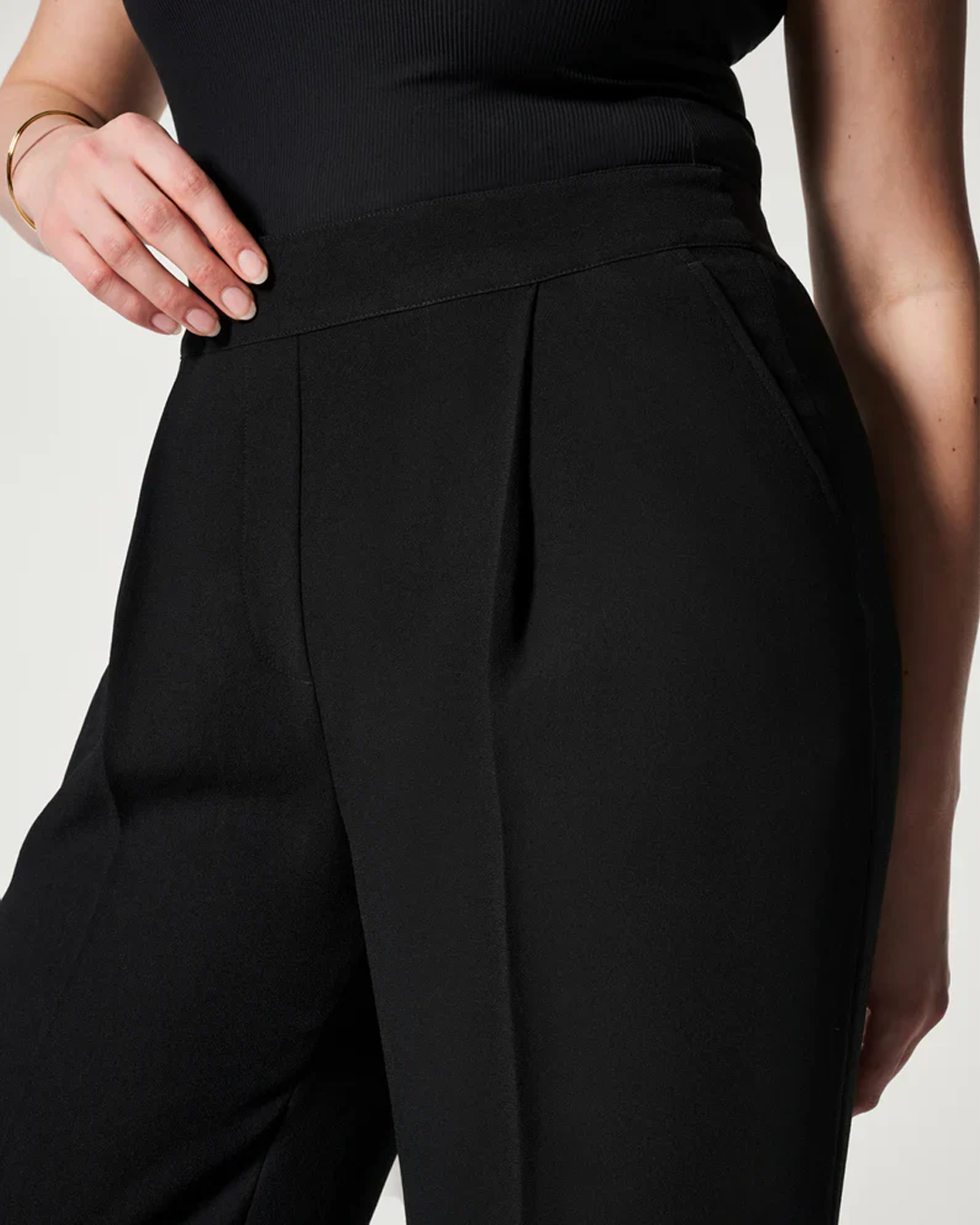 Crepe Pleated Women Trousers