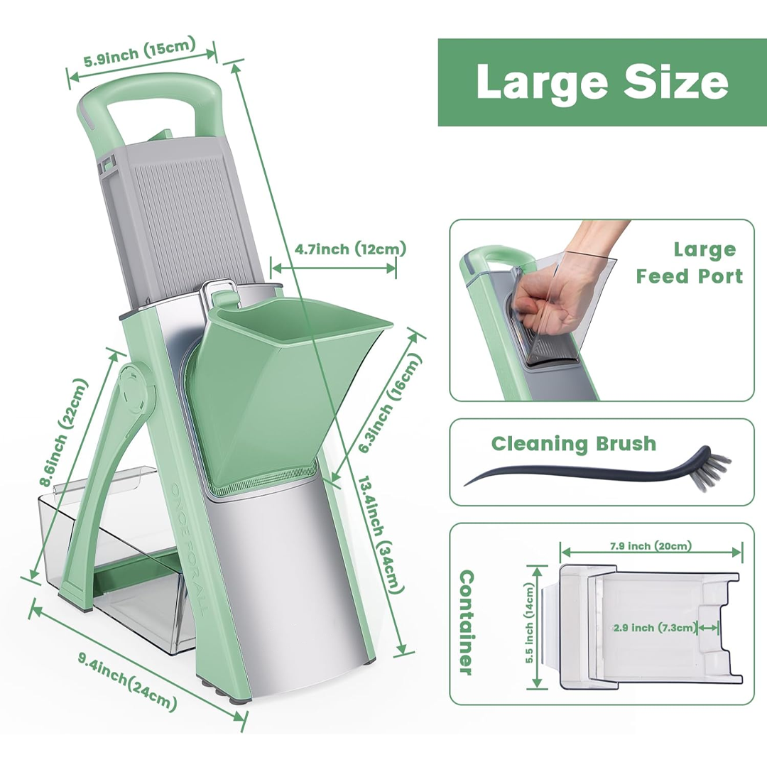 5-in-1 Safe Vegetable Cutter | Fast and Easy Food Prep Tool