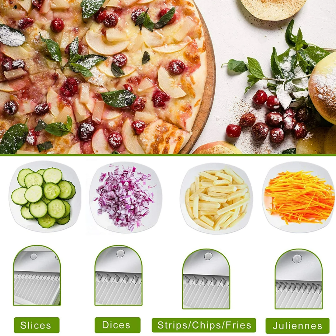 5-in-1 Safe Vegetable Cutter | Fast and Easy Food Prep Tool