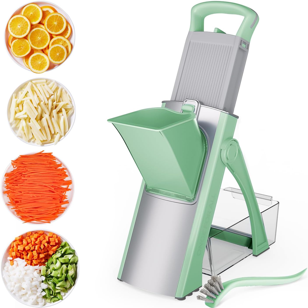 5-in-1 Safe Vegetable Cutter | Fast and Easy Food Prep Tool