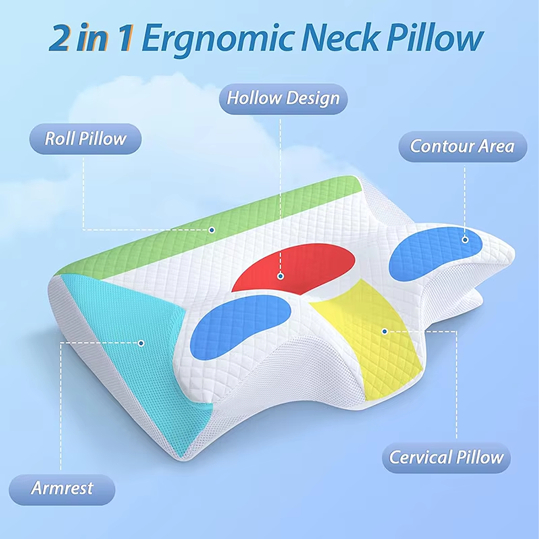 Memory Foam Ergonomic Pillow