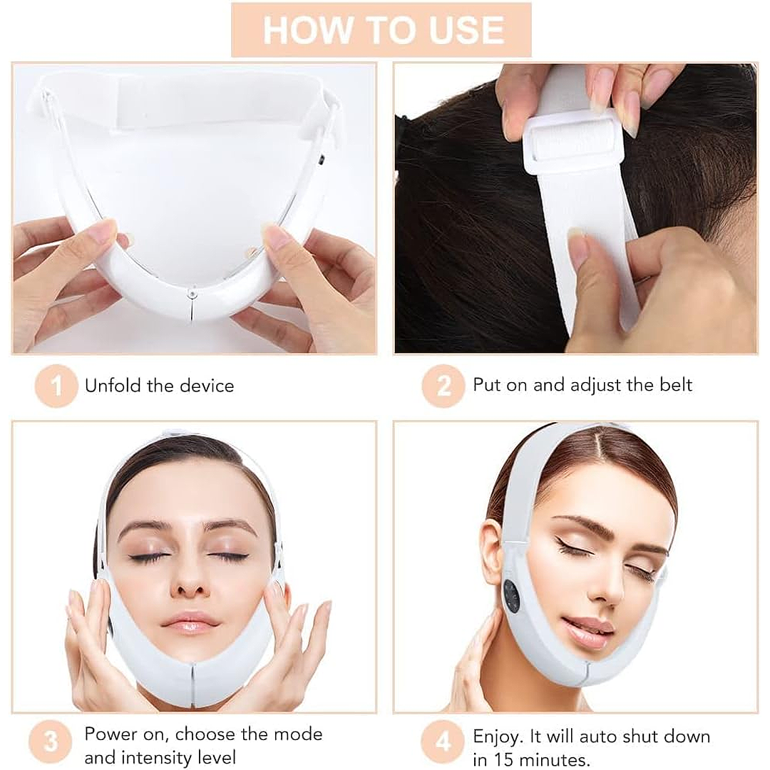 V Glow Facial Massager Device