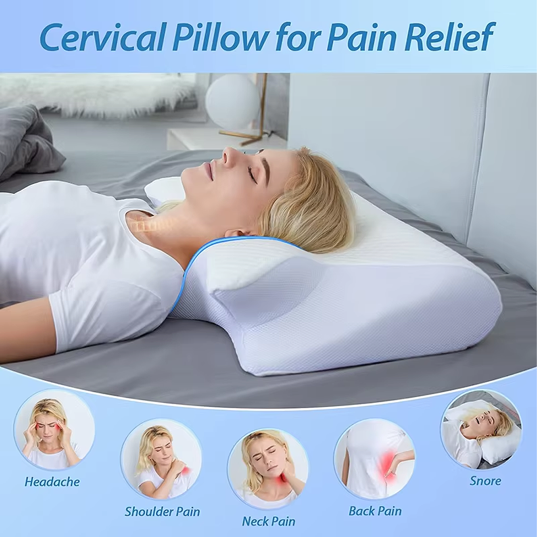Memory Foam Ergonomic Pillow