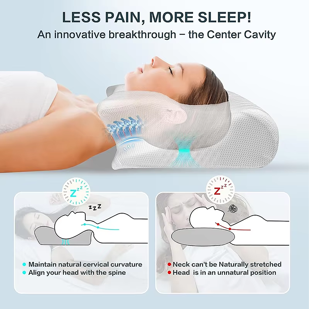 Memory Foam Ergonomic Pillow