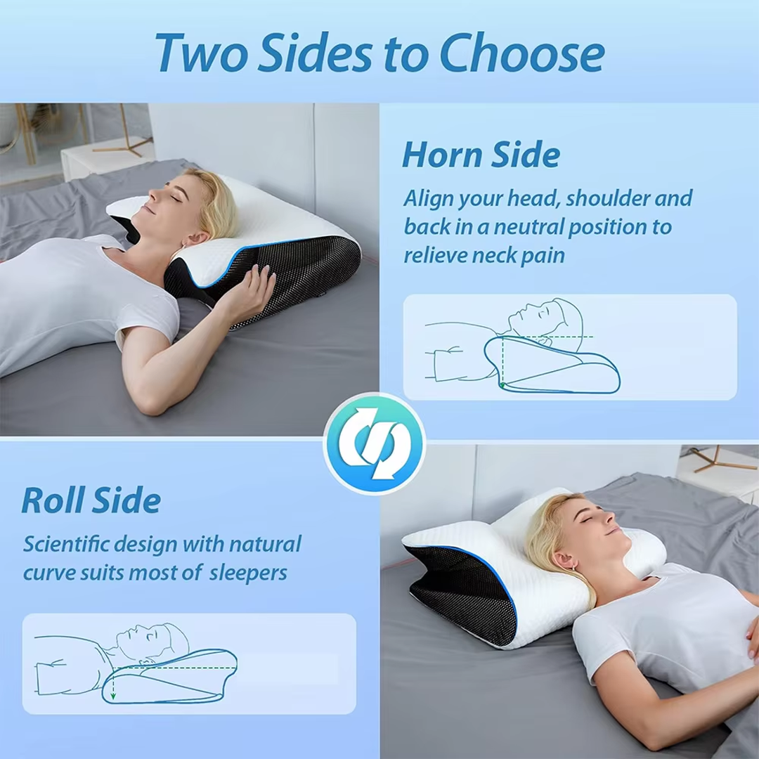 Memory Foam Ergonomic Pillow