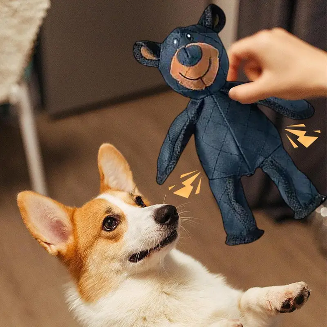 2025 New Mighty Bear Pet Toy For Heavy Chewers