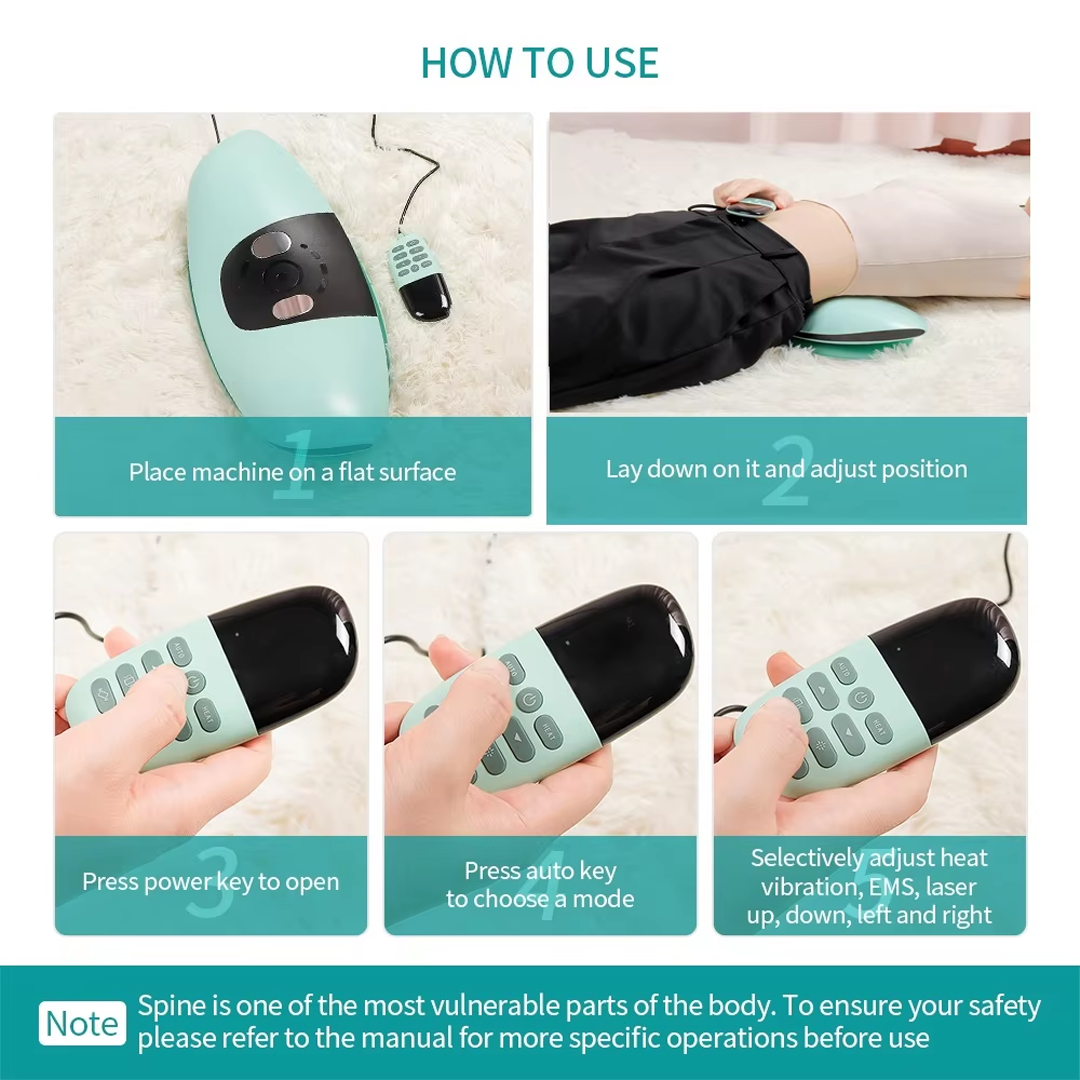 Back Therapy - Electric Heated Lumbar Massager