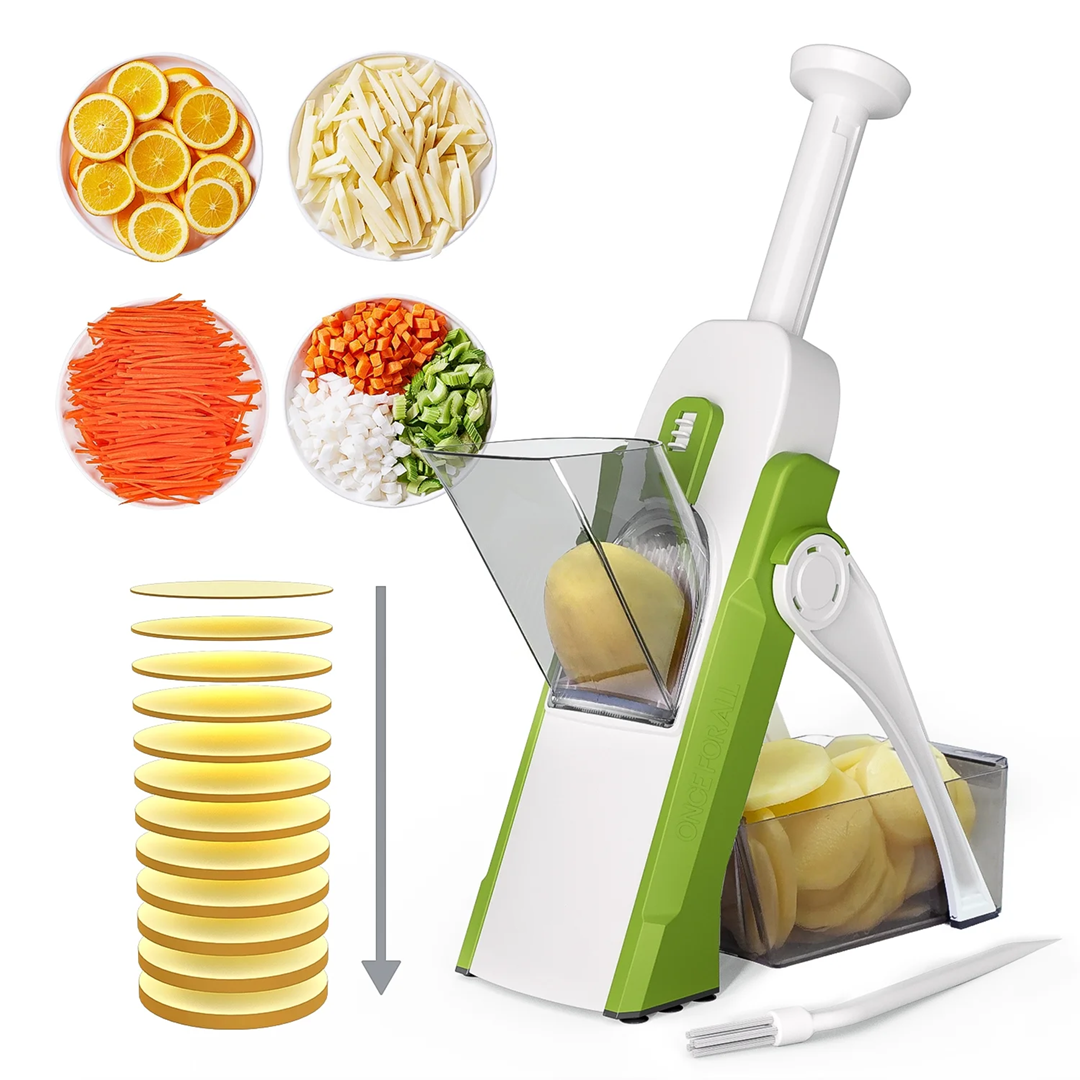 5-in-1 Safe Vegetable Cutter | Fast and Easy Food Prep Tool