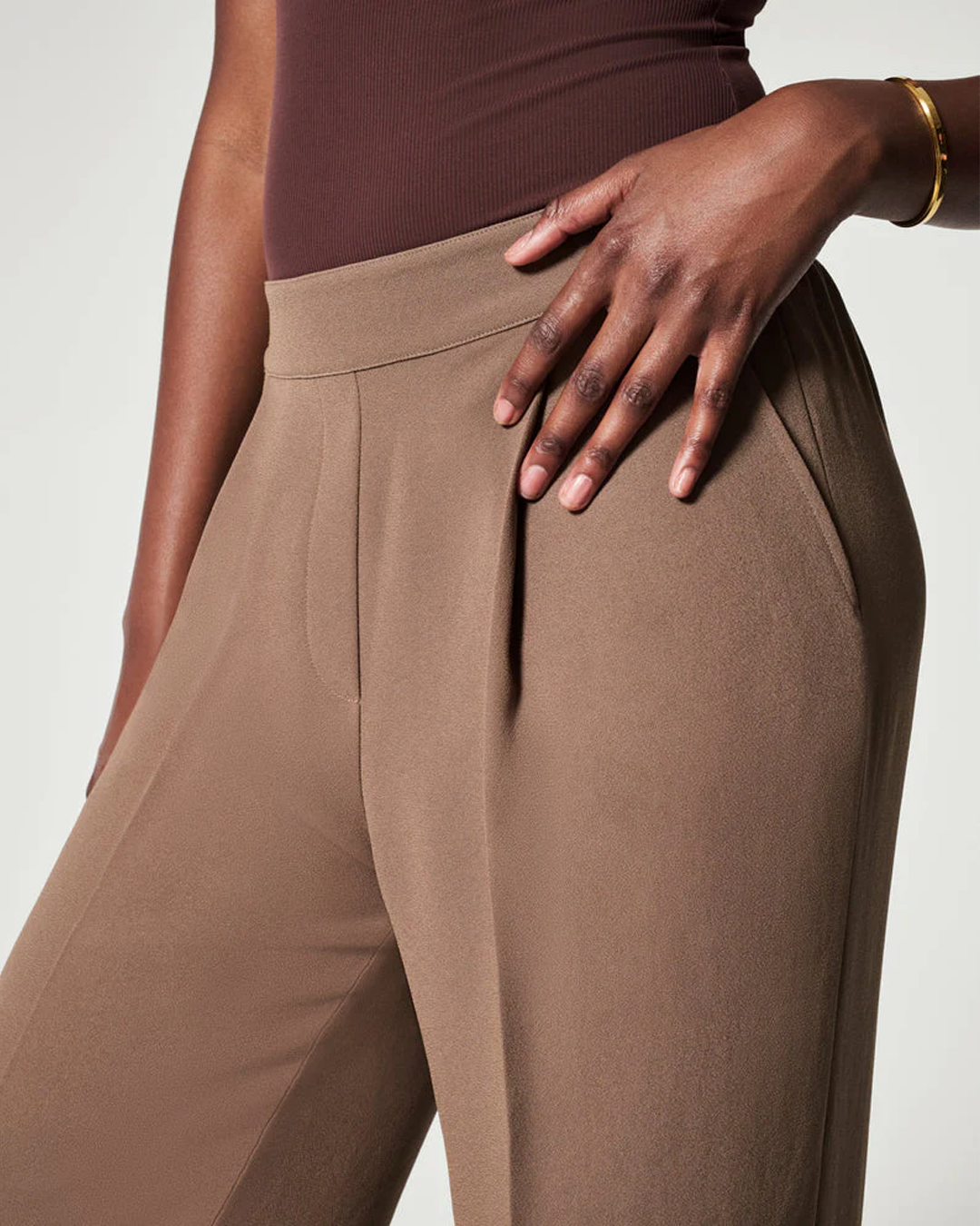 Crepe Pleated Women Trousers