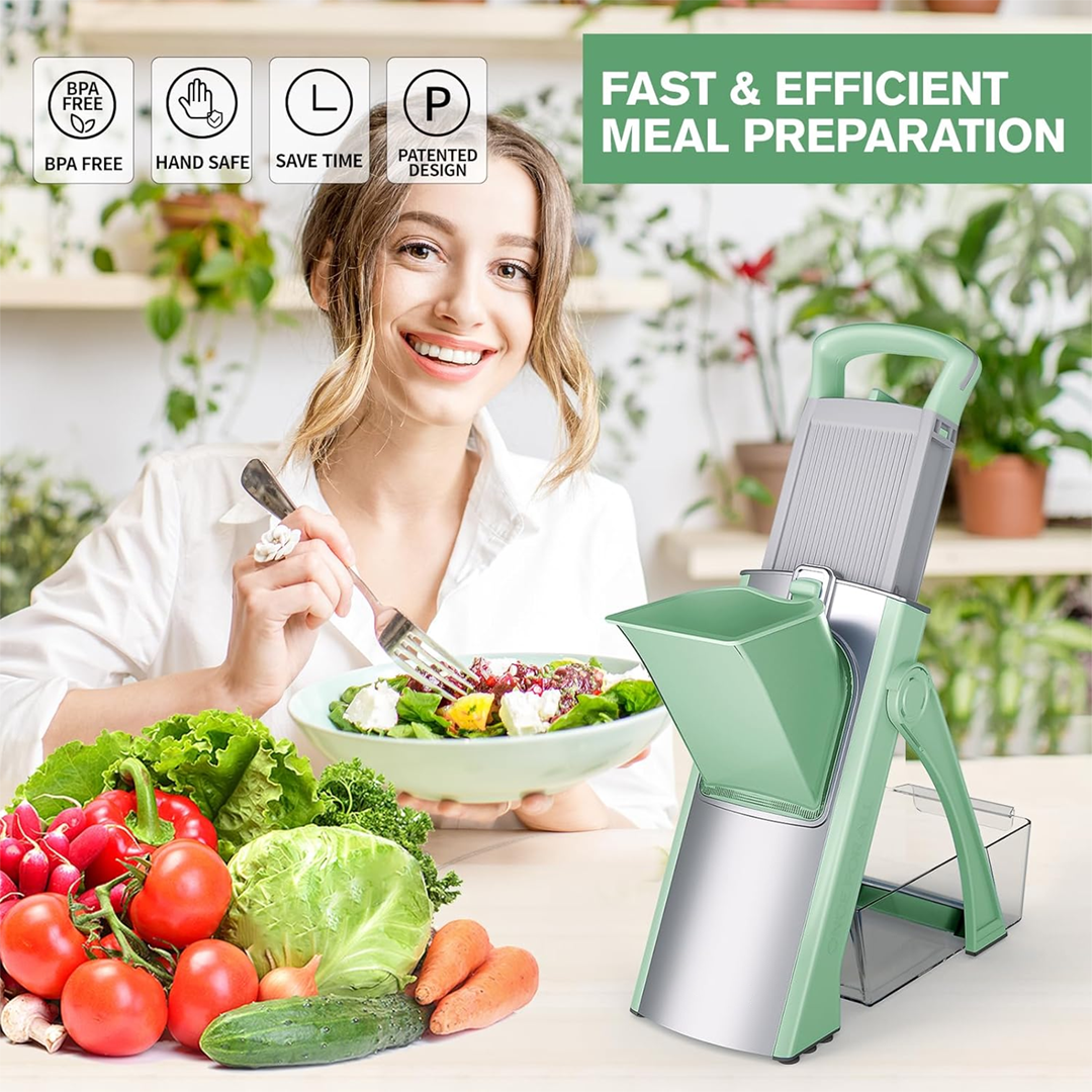 5-in-1 Safe Vegetable Cutter | Fast and Easy Food Prep Tool