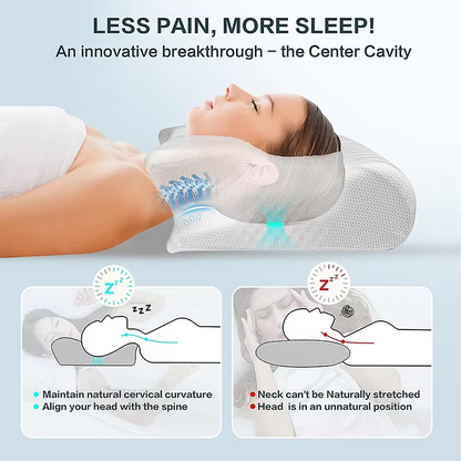 Memory Foam Ergonomic Pillow