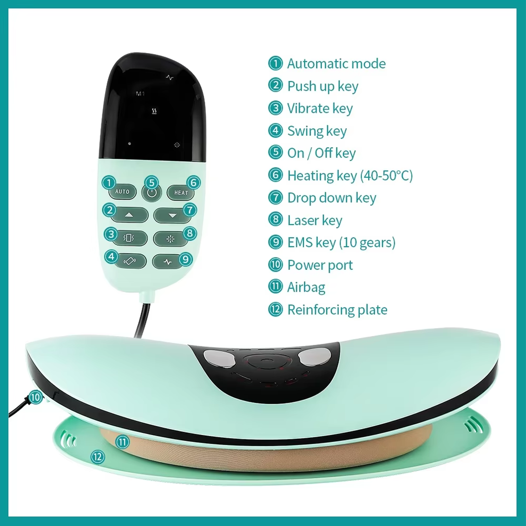 Back Therapy - Electric Heated Lumbar Massager