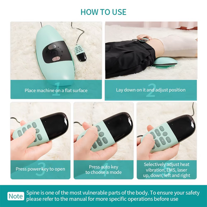 Back Therapy - Electric Heated Lumbar Massager
